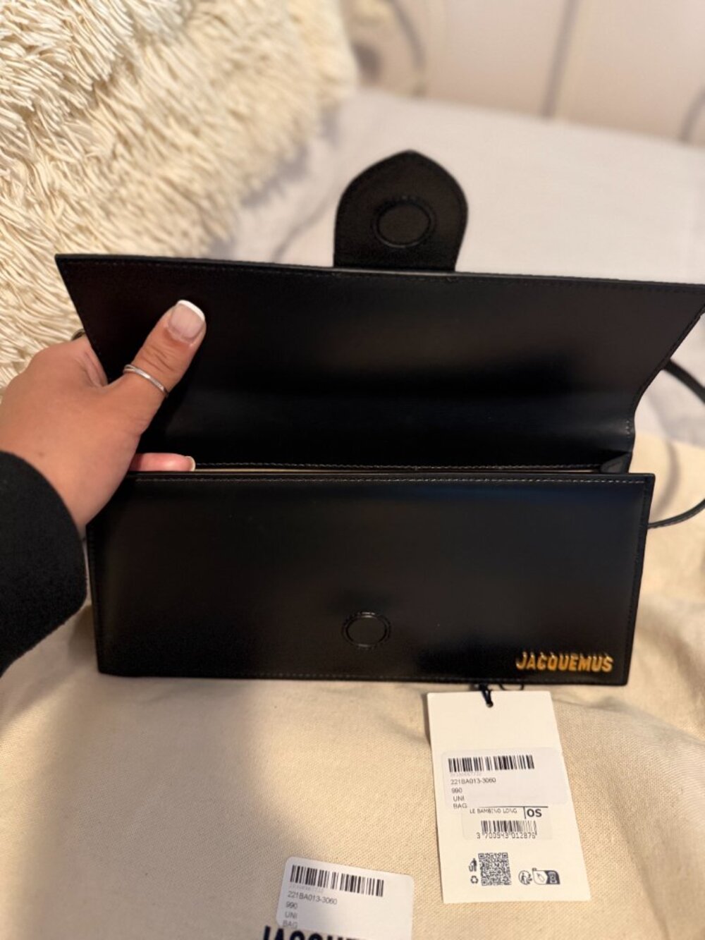 Jacquemus Le Bambino Long Leather Shoulder Bag - Picture 3 of 14